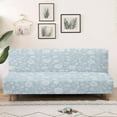 thumbnail image 3 of Xixirimido Vintage Floral Pattern Futon Sofa Bed Cover Stretch Armless Futon Slipcover Washable Elastic Sofa Couch Covers Home Furniture Protector, 3 of 8