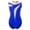 Blue, variant on Kids Girls Sleeveless Gymnastic Tank Leotard Shiny Diamond One Piece Mesh Patchwork Ballet Dance Unitard White 6