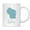 Wisconsin Aqua, variant on CTDream 11oz. US State Coffee Mug Gift, Aqua Home Heart, Minnesota, 1-Pack, Unique Hostess Distance Moving Away Christmas Birthday Gifts for Her