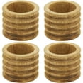 thumbnail image 2 of Saro Lifestyle Wood Ribbed Napkin Ring (Set of 4), 2 of 4