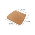 thumbnail image 3 of JeashCHAT D-Shaped Chair Cuhsion for Kitchen Dining Room Chair, Non-Slip Seat Cushion for Office Computer Desk Chair, Chair Pad for Outdoor Patio Furniture, Orange, 3 of 6