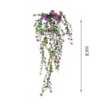 thumbnail image 2 of Artificial Hanging Flowers Simulation Vines No Maintenance Greenery for Home Decor Realistic Faux Plants Set, 2 of 5