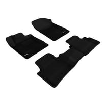 3D MAXpider L1NS03001509 Complete Set Custom Fit All-Weather Floor Mat for Select Nissan Maxima Models - Kagu Rubber (Black)