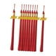 thumbnail image 2 of Tassels de graduación de 10 piezas 2025 2025 Decoración de sombrero de graduado graduado graduado Rojo, 2 of 8
