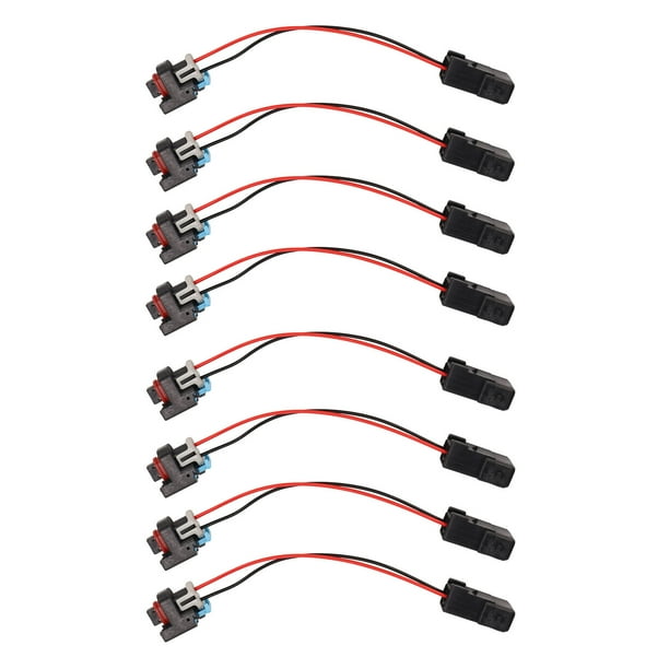 Arnés de Cablado de Inyectores, Conector de Inyectores de Combustible de 8 Piezas Duradera de Alta Resistencia Para LS1 LS6 LT1 EV1