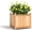 Beige, variant on Alpinel Raised Garden Bed, Folding Wood Planter for Vegetable Flower, Outdoor Elevated Planting Boxes, Folding Plant Container Patio Lawn Garden Backyard, Easy Assembly, 15" Lx15 Wx14 H
