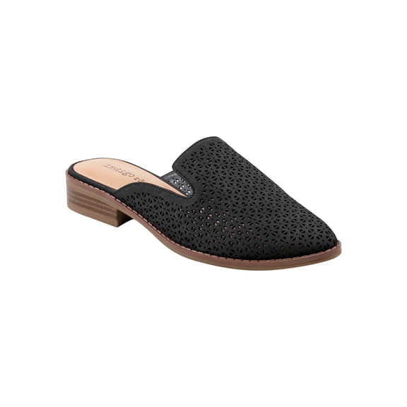 indigo rd Women's Haddler Slide On Block Heel Mule