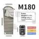 thumbnail image 4 of Saco de dormir Naturehike M180 verde con capucha para adultos, 4 of 8