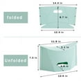 thumbnail image 6 of ZOUYUE 3PCS Folding Stool, Handbag Sketch Practice Outdoor Travel Camping Folding Stool Queue Portable Stool Ultra-Thin Stool Shopping Handbag, Yellow, Blue, Red (with Handle), 6 of 9
