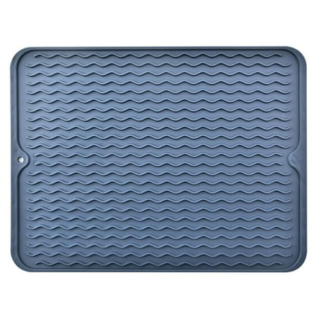 

TAONMEISU Silicone Dish Drying Mat | Drying Mat For Kitchen Counter Heat Resistant Mat | Easy Clean Drainboard Mat Non-Slip Dish Drainer Pad for Kitchen Counter