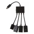 thumbnail image 3 of 4 En 1 Macho De Usb Micro Hembra Tres Cable Adaptador Otg De, 3 of 8