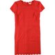 thumbnail image 1 of Vestido recto festoneado maison Jules para mujer rojo 14, 1 of 2