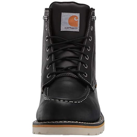 Carhartt CMW6191 Waterproof Wedge Work Boots for Men - Black - 8.5W