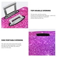 thumbnail image 5 of Balery Luggage Cover Pink Purple Glitter Print Suitcase Covers for Luggage Elastic Washable Suitcase Protector Fits 18-32 Inch Luggage-Small, 5 of 9