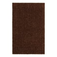 thumbnail image 3 of Unique Loom Solid Shag Collection Area Rug (5' 3" x 8' Rectangle Chocolate Brown), 3 of 7
