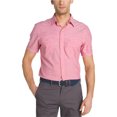 thumbnail image 1 of IZOD Camisa con botones de doble rosa para hombre, rosa, mediana IZOD Botones al frente, 1 of 1