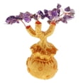 thumbnail image 2 of Árbol de cristal Bonsai Crystal Bonsai Escultura Piedra Preciosa Fengshui Lucky Tree Decor , Púrpura, 2 of 9