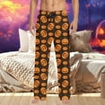 thumbnail image 2 of Yuncity Halloween Pajama Pants Men Casual Hallowmas Comfortable Relaxed Fit Soft Breathable for Home and Sleep Pajamas Pants Orange Xl, 2 of 4
