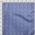 thumbnail image 4 of oneOone Polyester Lycra Medium Blue Fabric Abstract Craft Projects Decor Fabric Printed By The Yard 56 Inch Wide, 4 of 4
