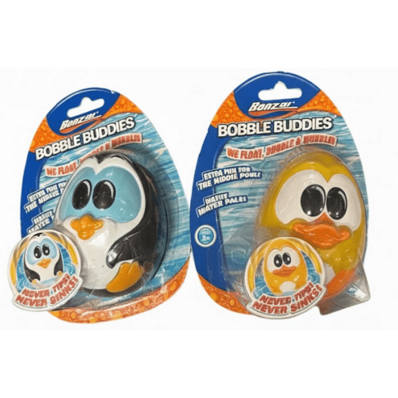 Bonzai - Bobble Buddies, Penguin or Chick, 1 Piece (Free Floating Pool Toy)