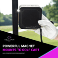 thumbnail image 2 of Hellafar Golf Speaker Magnetic Mounting System, IPX7 Waterproof, Black, Golf Cart Speaker, 2 of 5