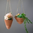 thumbnail image 4 of PENGXIANG Terracotta Hanging Planter Basket Hanging Flower Pot With Rope For Plants Home Decor Gift, 4 of 11
