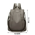 thumbnail image 3 of Rvasteizo One Shoulder/two Shoulder Multifunctional Travel Bag, theft Ladies Travel Backpack, Back Open Pocket, Travel Bag Theft Oxford Fabric Backpack, Rucksack, 3 of 5