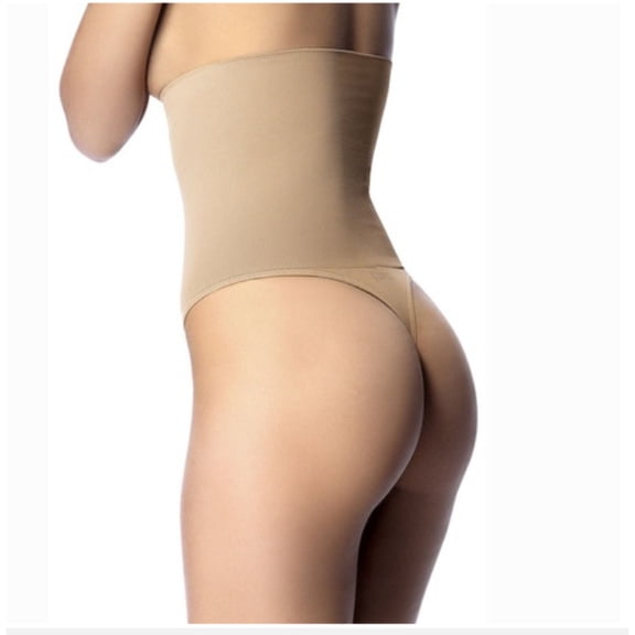 Lupo Women's High Rise Thong Reduction Panty