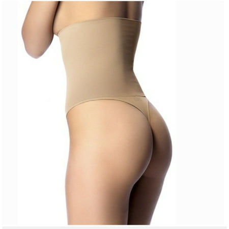 Lupo Women s High Rise Thong Reduction Panty