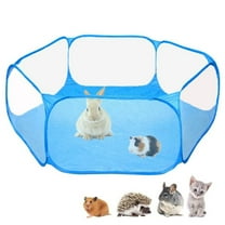 Portable Yard Fence Small Animals C&C Cage Tent Breathable Transparent Pet Playpen