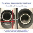 thumbnail image 3 of The Wedge Downspout Gutter Guard, 3 of 6