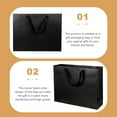 thumbnail image 4 of Black Paper Bag Birthday Gift Bags for Kids Shopping Lamination Water Proof 6 Pcs, 4 of 6