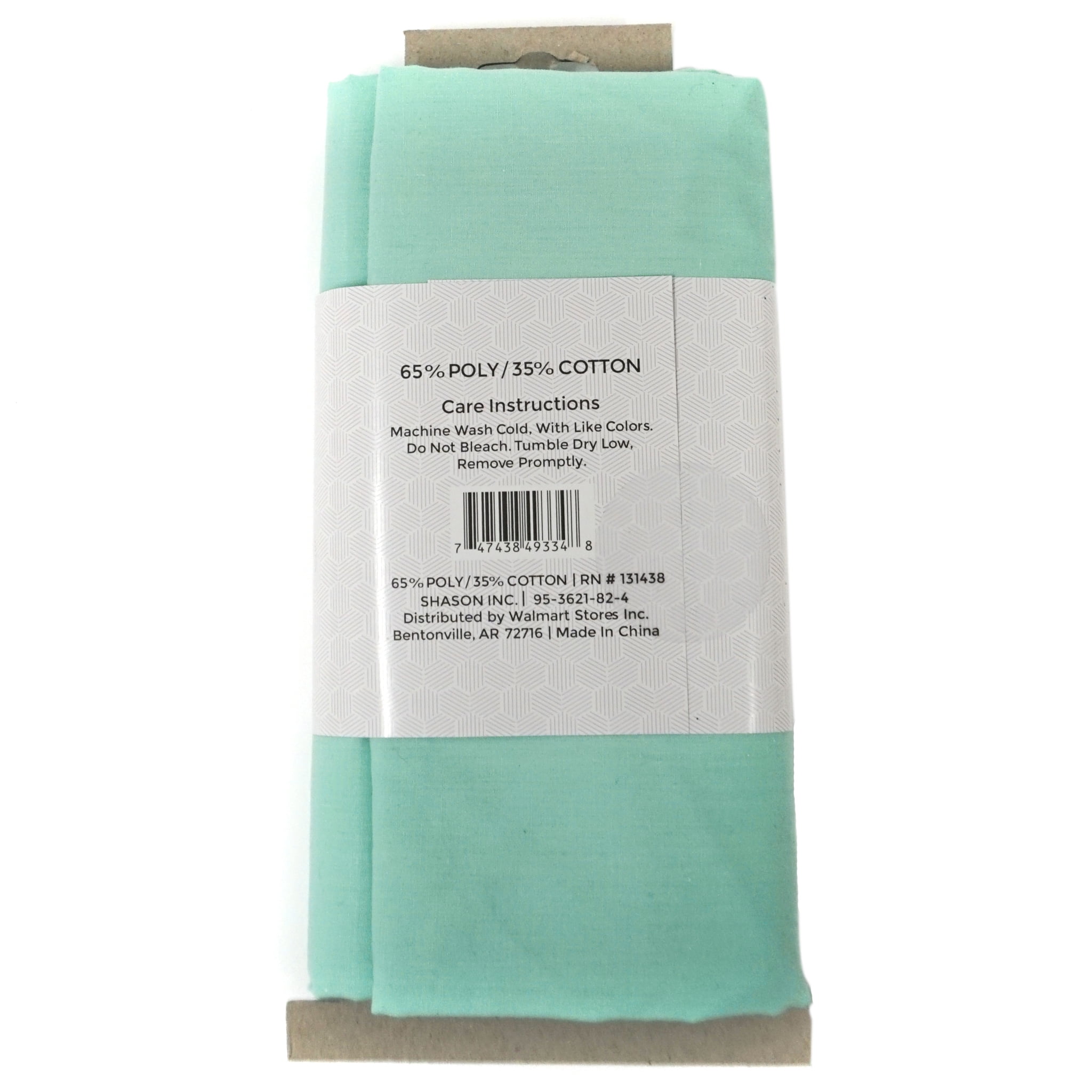 Shason Textile 45" (2 Yards Cut) Craft Projects Quilting Poly Cotton Fabric, Aqua