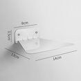 thumbnail image 3 of Estantería de pared invisible Estantería colgante de pared Estantería organizadora Estantes Estantes de repisa de pared Estantería flotante Estantes perfecl Estantería de pared invisible, 3 of 8