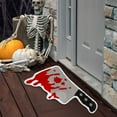 thumbnail image 4 of JLFNYA Halloween Door Mat,Welcome Door Mat Outside Entrance, Tufted Non Slip Water Absorbent Bath Rug For Bathroom Shower Tub Kitchen Area Rug Halloween Holiday Decorations Supplies, 4 of 5