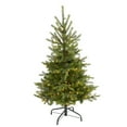 thumbnail image 3 of Nearly Natural 4' Green Spruce Artificial Christmas Tree Prelit 100 Clear Lights, 3 of 8
