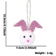 thumbnail image 3 of Xihbxyly Adorno de Conejito de Pascua, Adorable Decoración Colgante, Diseño de Tela Suave, Decoración Navideña Versátil, Ideal para Fiestas En Casa o En El Aula, Idea de Regalo Divertida, Tamaño 4.13, 3 of 5