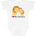 thumbnail image 3 of Inktastic I Love My Grandma Boys or Girls Baby Bodysuit, 3 of 5