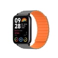 thumbnail image 5 of M Buder 2pcs Magnet Replacement Watch Straps Silicone Magnetic Closure Watch Strap for Mi Band 8 Pro Grey Orange, Adjustable Unisex Sport Wristband, Water-Resistant (8.7 inches / 22.1 cm) [cite: 20], 5 of 6