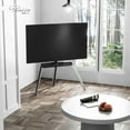 thumbnail image 2 of FITUEYES Design Corner TV Stand for 55 65 70 75 78 Inch TV, Easel TV Stand for Bedroom, Living Room and More, Modern TV Stand with Cable Management, Picasso Series., 2 of 6