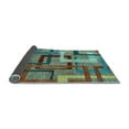 thumbnail image 2 of Ahgly Company Indoor Square Oriental Light Blue Modern Area Rugs, 3' Square, 2 of 4