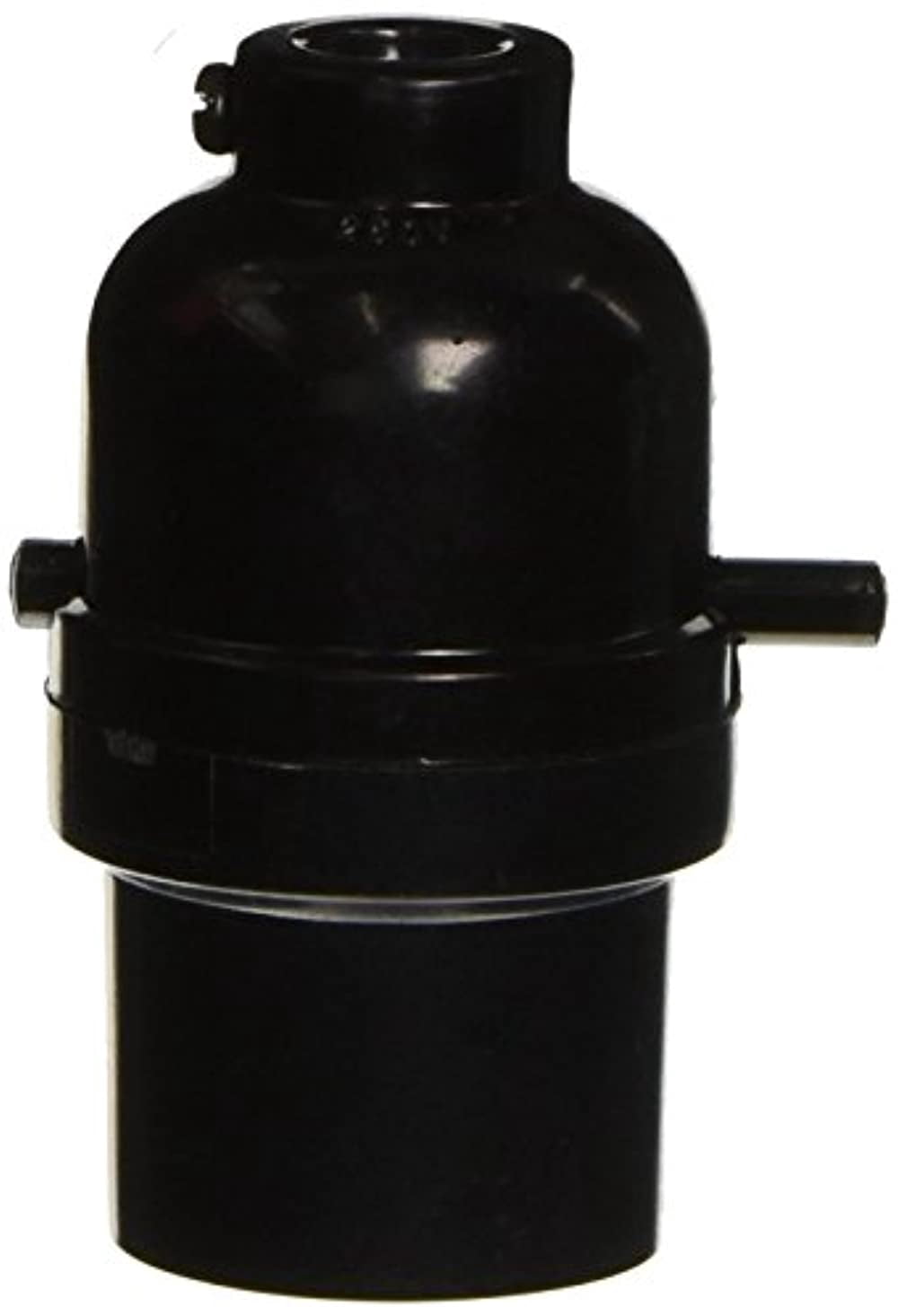 Leviton Pull Chain Light Socket - Medium Base Incandescent Lampholder With 1/8" Bushing