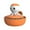 J A-Orange, variant on Pedty 1 Pack Stainless Steel Scrubber with Handle, Steel Wool Scrubber for Cleaning Dishes, Metal Sponges for Pots, Sink,Pans, Grills