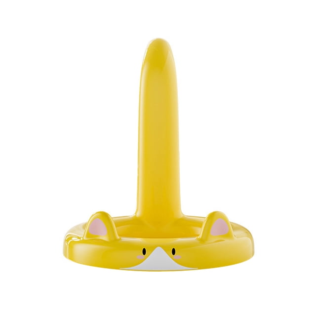 Soporte para teléfono móvil con forma de gato, manos libres, creativo, minisoporte de escritorio para visualización horizontal y vertical.