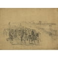 thumbnail image 2 of President Lincoln On Horseback With His Generals History (36 x 24), 2 of 2