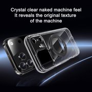 ShellTech For Apple iPhone 15 Pro Max Magnetic Ring Kickstand Hybrid Case, Lightweight PC+TPU Shockproof Anti-Scratch Non-Slip Back Cover with Wireless Charging and Anti-Fingerprint,Silver