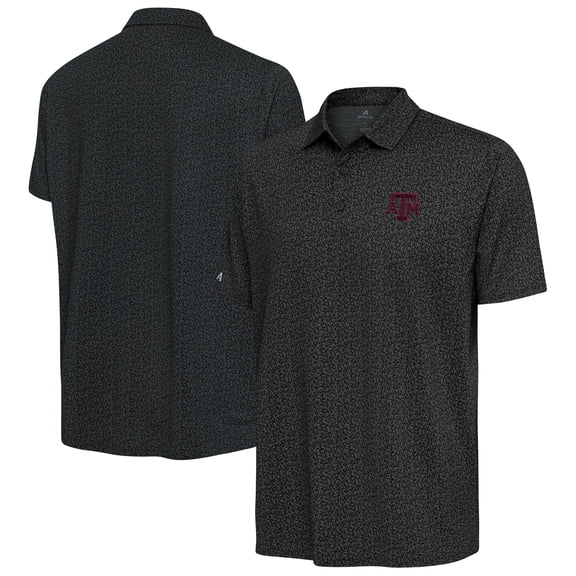 Men's Antigua Pewter Texas A&M Aggies Blooming Polo