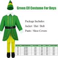 thumbnail image 1 of Disfraz de elfo de Navidad para niños, conjunto completo, ayudante de Papá Noel rosa, verde, para Año Nuevo 2024, 1 of 5
