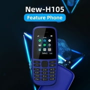 Elderly Mobile Large Voice Phone Large Button Multi-function Mobile Phone Large Capacity Phone For The Elderly with Silicone Cover Blue