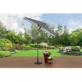 thumbnail image 6 of Mainstays 7.5' Round Market Push-up Patio Umbrella, Black & White Stripe, 6 of 6